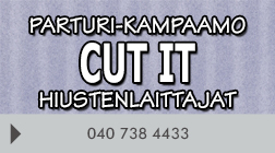 Parturi-Kampaamo Cut it hiustenlaittajat logo